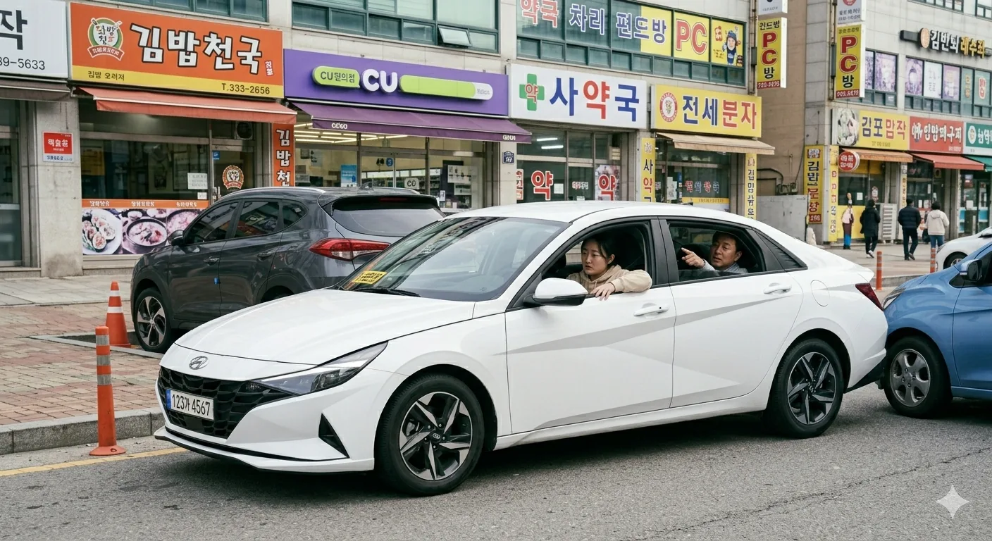 연수차량 도로주행 운전연수